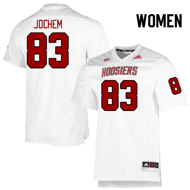 Women #83 Eli Jochem Indiana Hoosiers College Football Jerseys Stitched-Retro